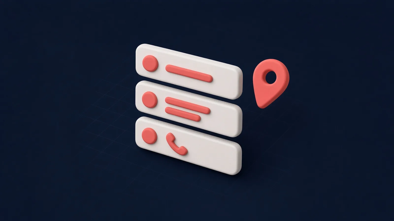 ภาพ clay ช่องชื่อ ที่อยู่ เบอร์โทร กับหมุดแผนที่ อาการข้อมูลร้านบน Google ไม่ตรงของจริง